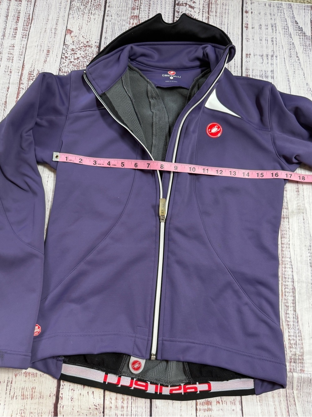 Castelli Women's Purple Windstopper Cycling Jacket Medium - Picture 5 of 9